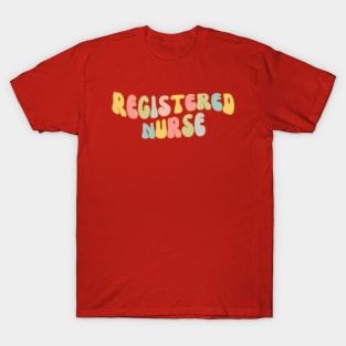 Colorful Registered Nurse T-Shirt